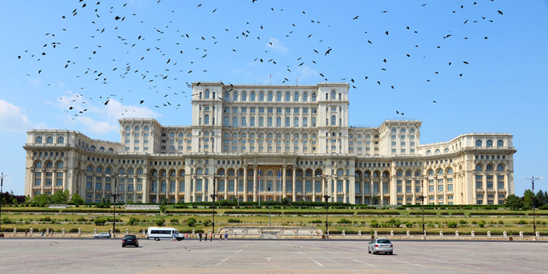 Il Palazzo del Parlamento rumeno