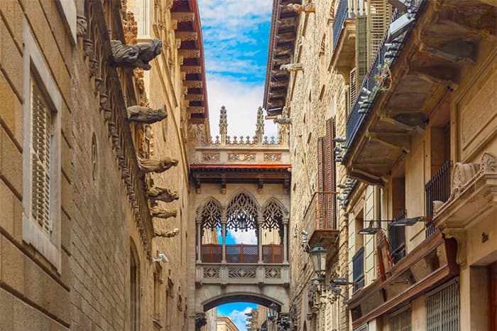 Il quartiere gotico di Barcellona